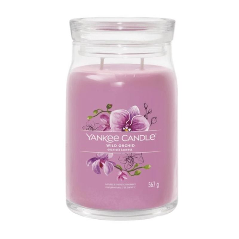 Large WILD ORCHID YANKEE Candle
