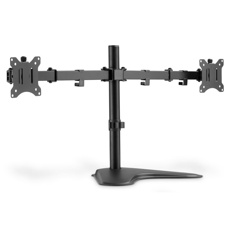 DIGITUS DOUBLE DESK STAND 2XLCD MAX. 32" MAX. 2X 8KG TILT-SWIVEL QUICK-RELEASE DA-90401