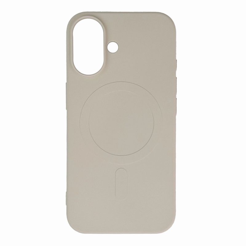 Liquid Silicone Case with MagSafe for Samsung Galaxy S25 Edge - Beige