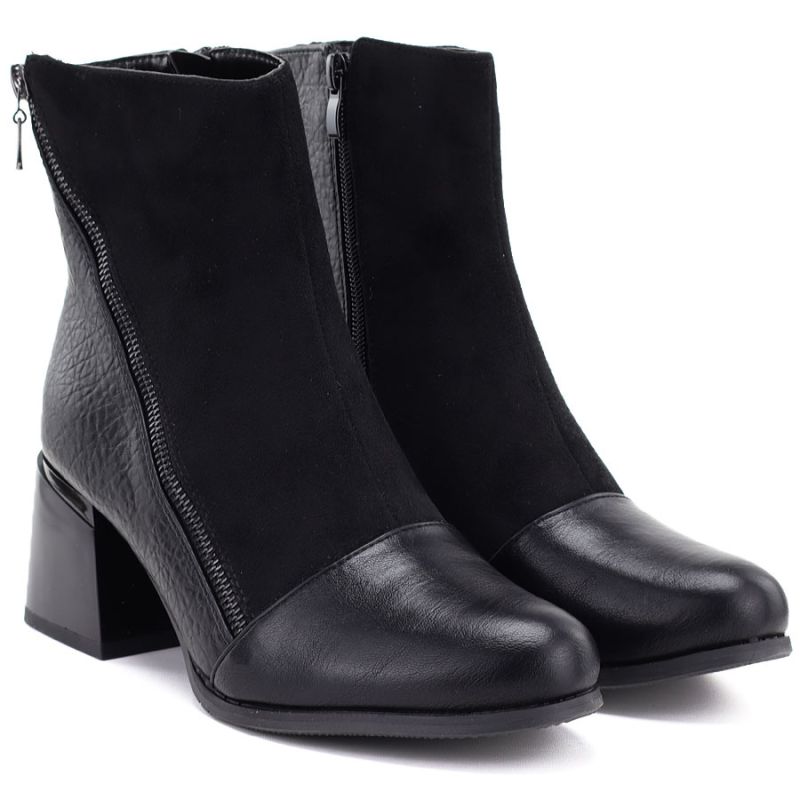M. Daszyński Stivali insulated ankle with block heel, M.Daszyński