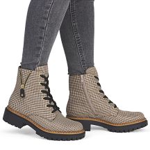 Rieker Stivali insulated ankle, houndstooth, Rieker